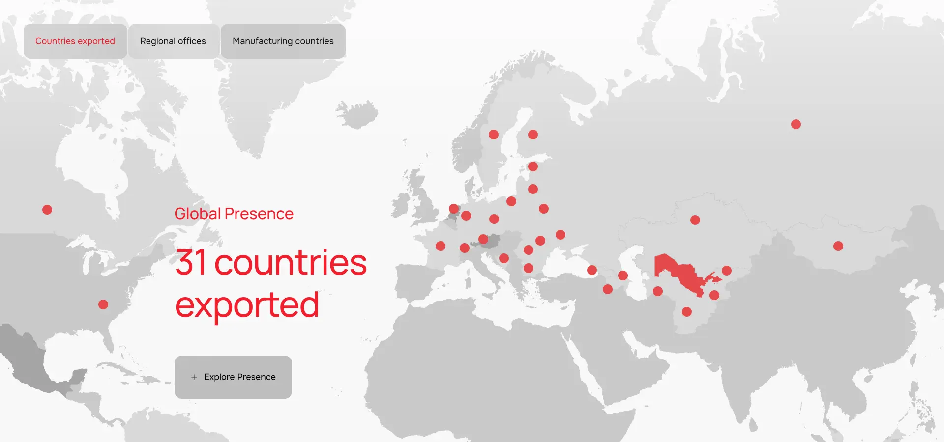 Large Holding's Website