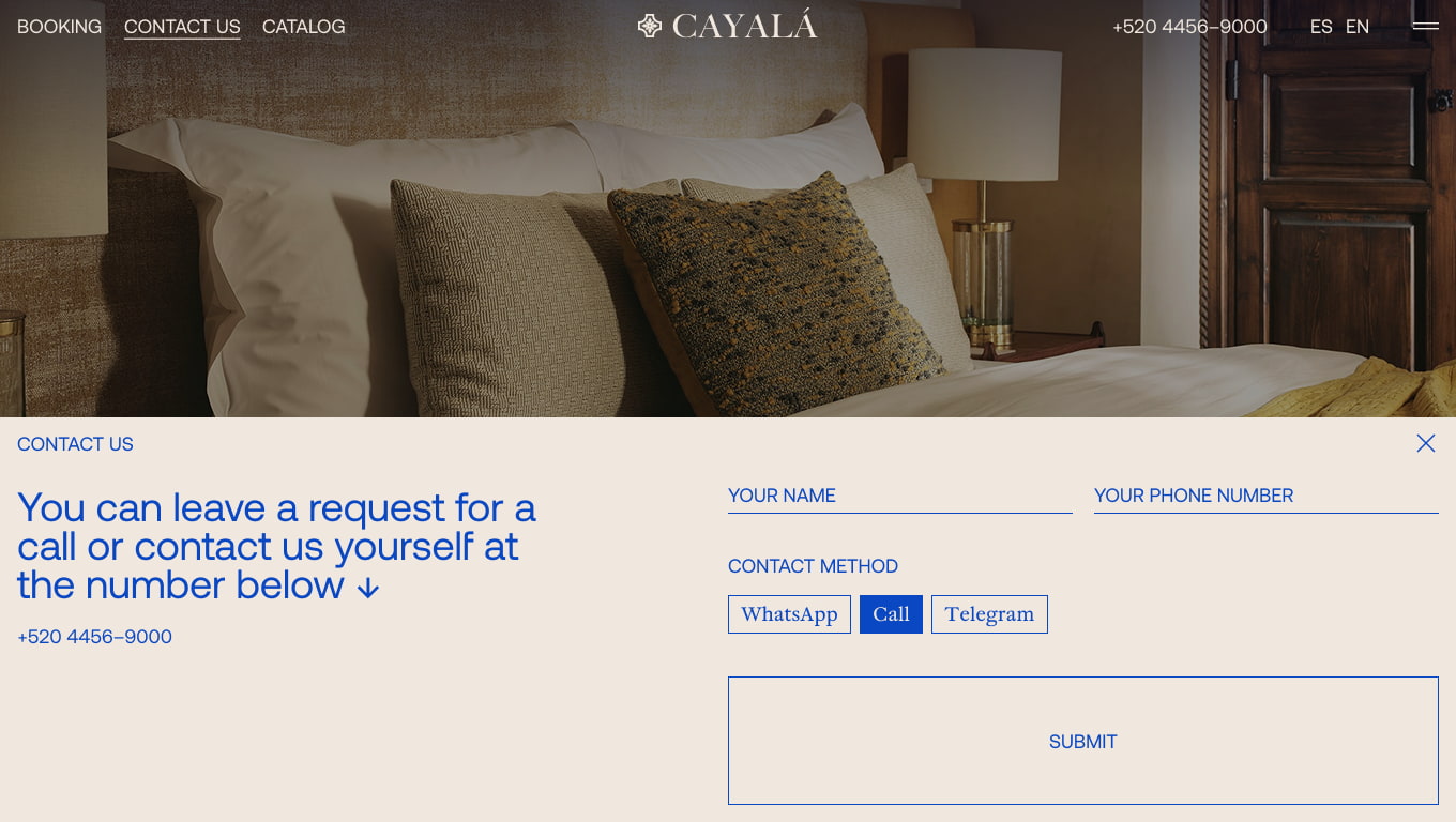 Buyer journey: sales materials → qualification form capturing needs for apartment matching